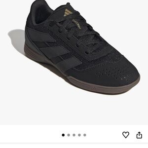 Adidas Black and Bronze Athletic Shoes